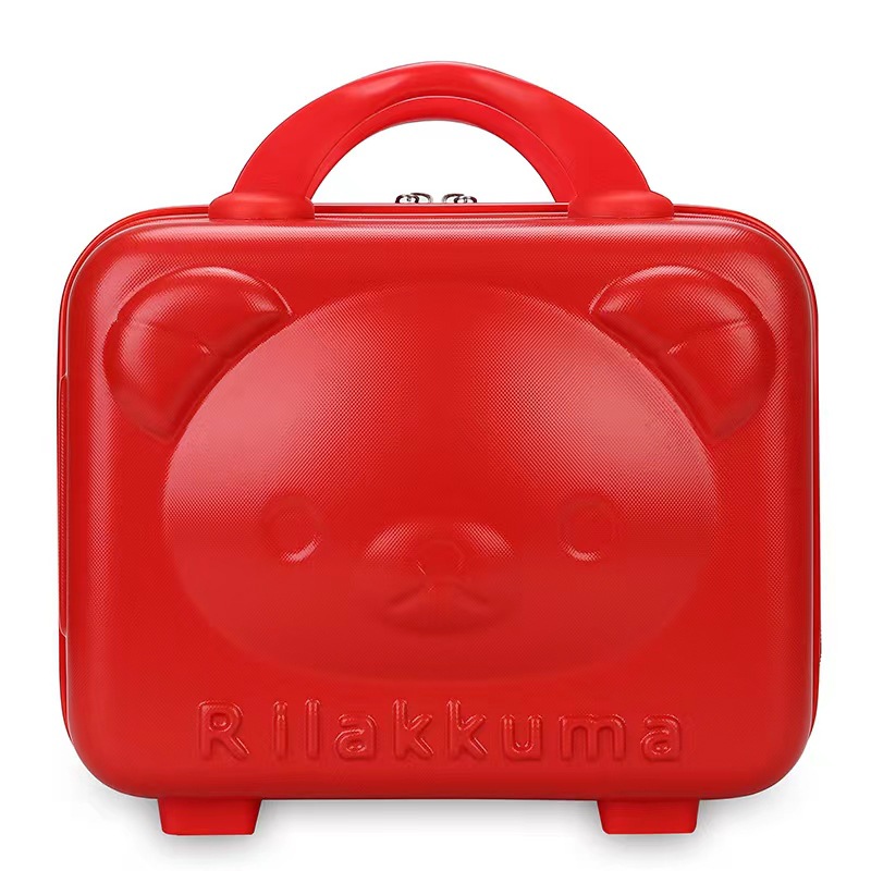 14-inch bear luggage mini cosmetic case cartoon cute suitcase children's password box hand gift wholesale