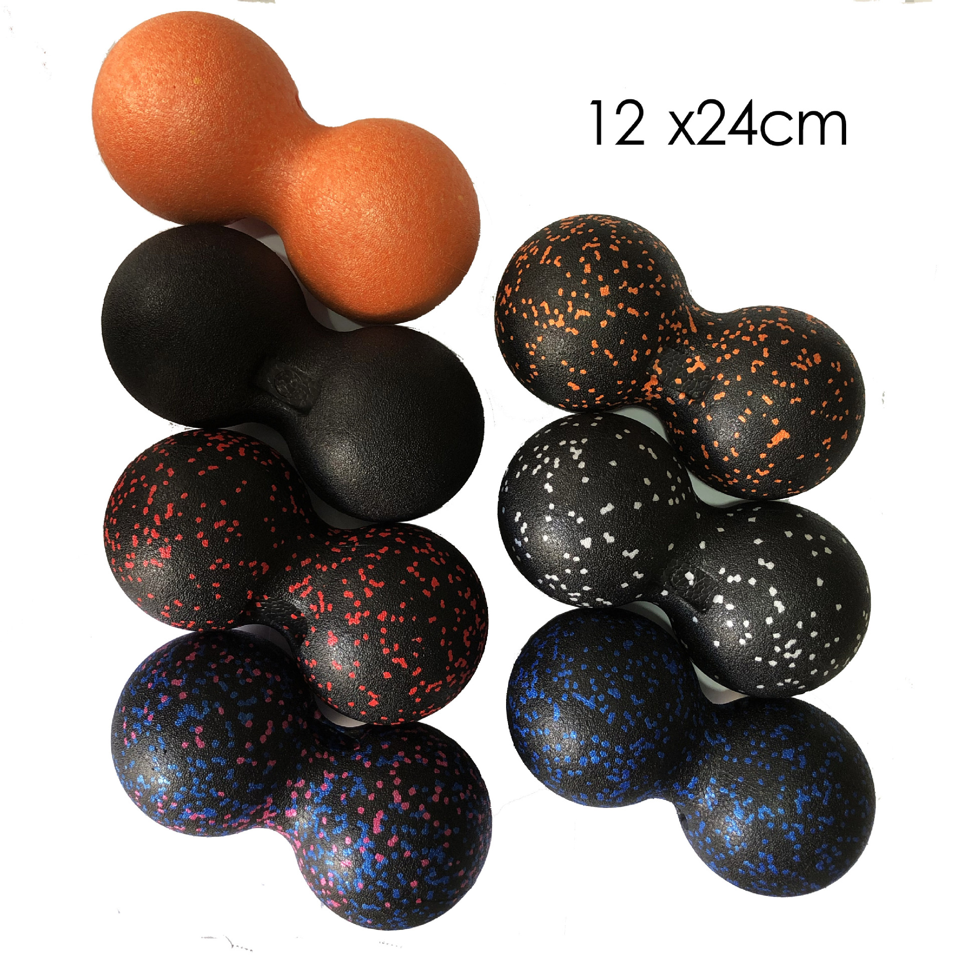EPP peanut ball fascia ball massage ball double ball muscle foot relaxation yoga fitness ball massage cervical rehabilitation