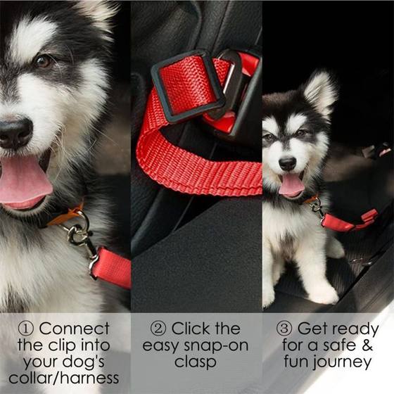 Dog leash cross-border pet safety belt dog car pet leash safety rope adjustable car leash