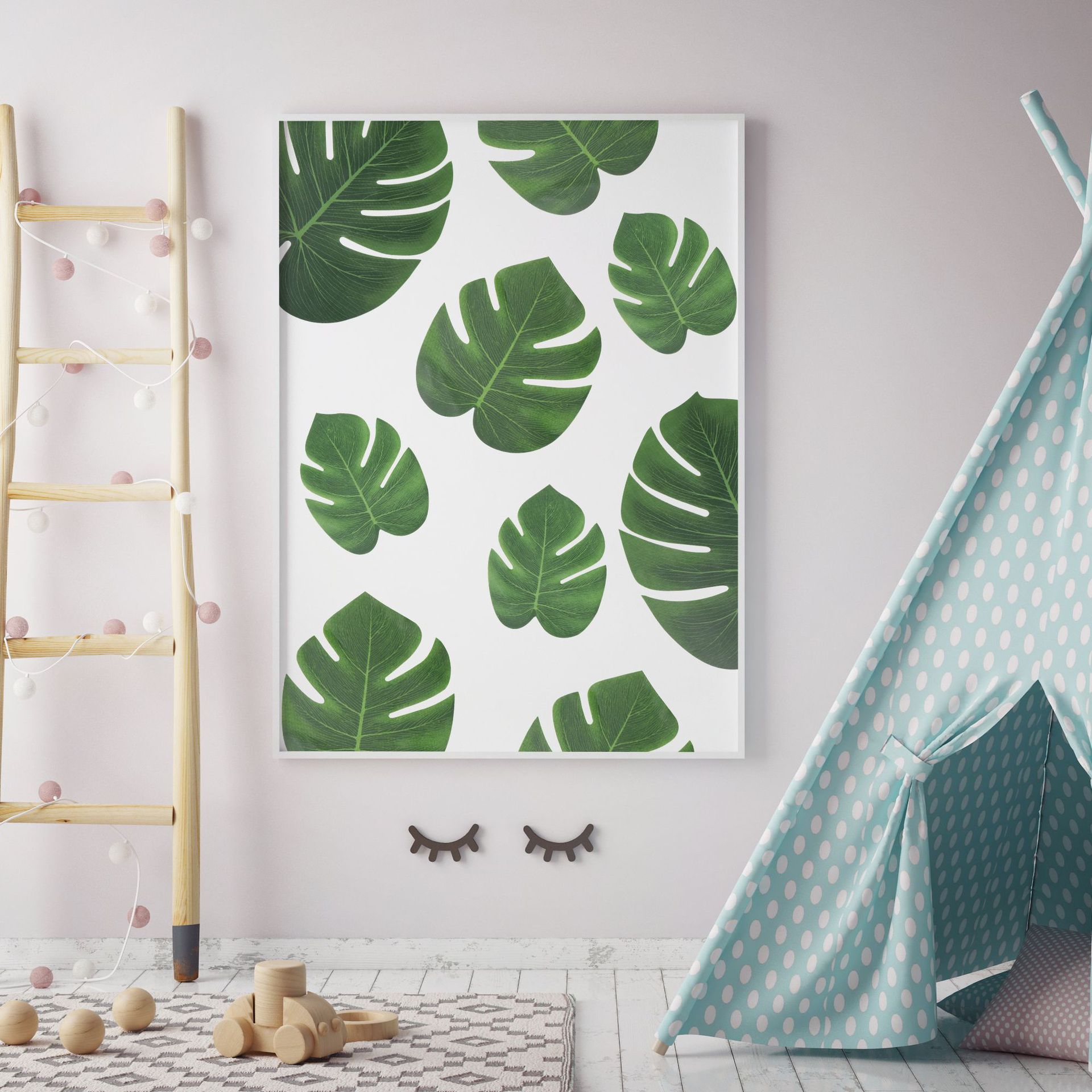 Simulation tortoise leaf tropical party placemats home decoration boneless tortoise leaf