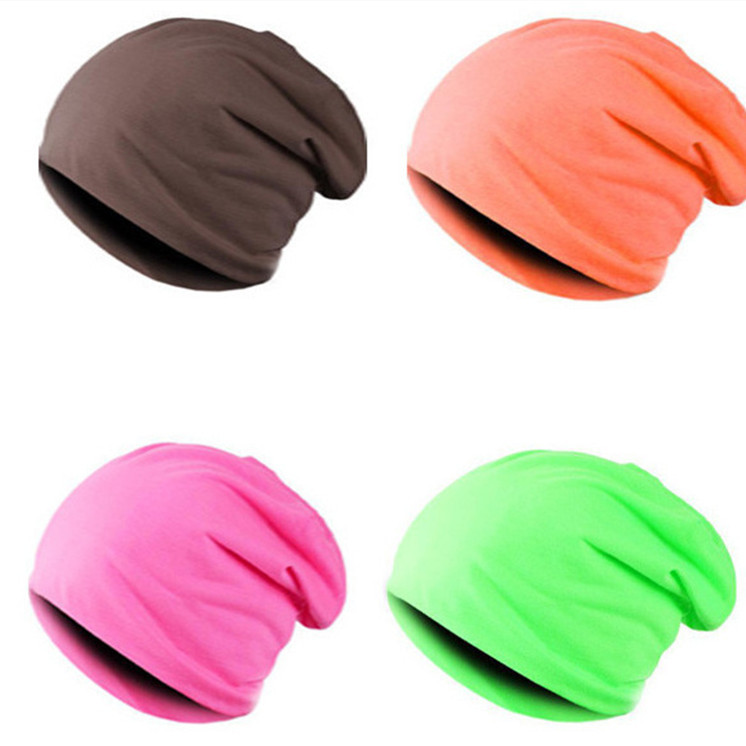 Foreign trade candy color men's Korean fashion pullover hat female turtle hat knitted hat street dance hat can be customized