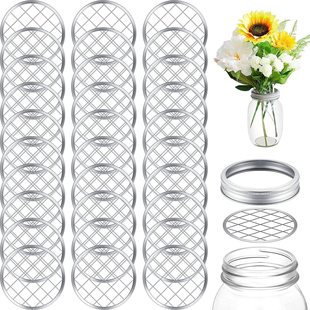 Amazon flower arrangement 70mm86mm pen holder cover Mason cover Mason tank split cover grid cover illustration bottle cover