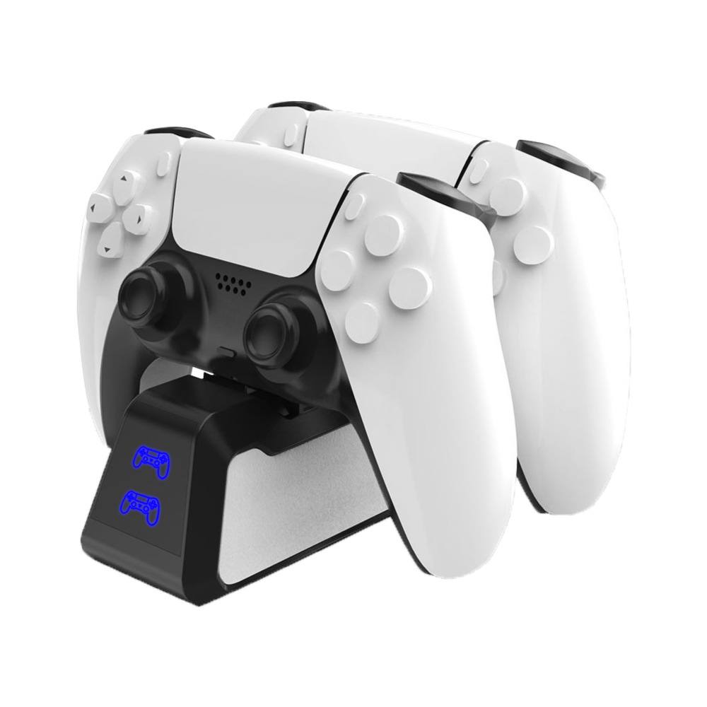 Игровая ручка PS5 Двойная зарядка Ручка PS5 двойная Зарядная база Беспроводная ручка PS5 быстрая Зарядная база