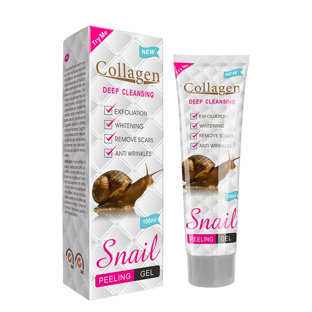 Cross-border peimei Snail Exfoliating Gel Gentle Moisturizing Facial Cleansing Chicken Skin Exfoliating