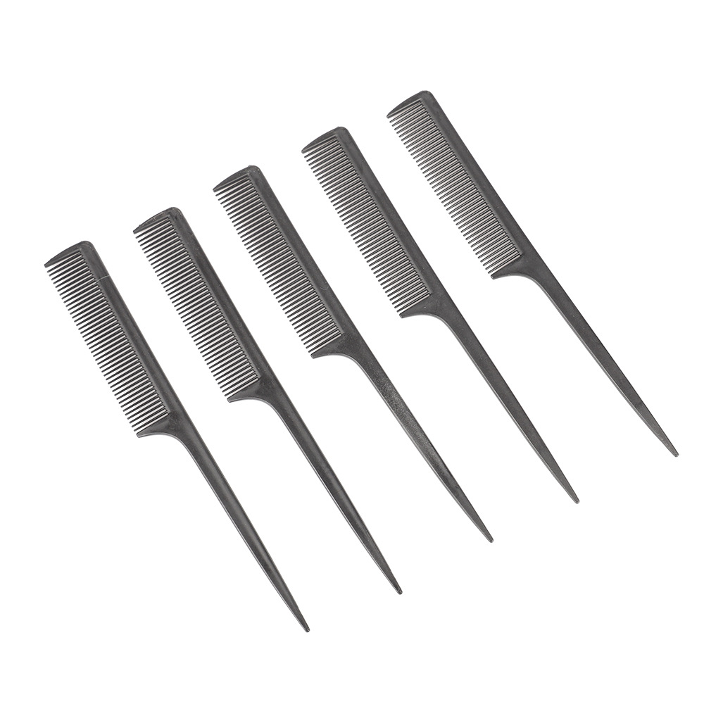 Hair distribution comb small plastic comb pointed tail plastic comb wig small gift comb