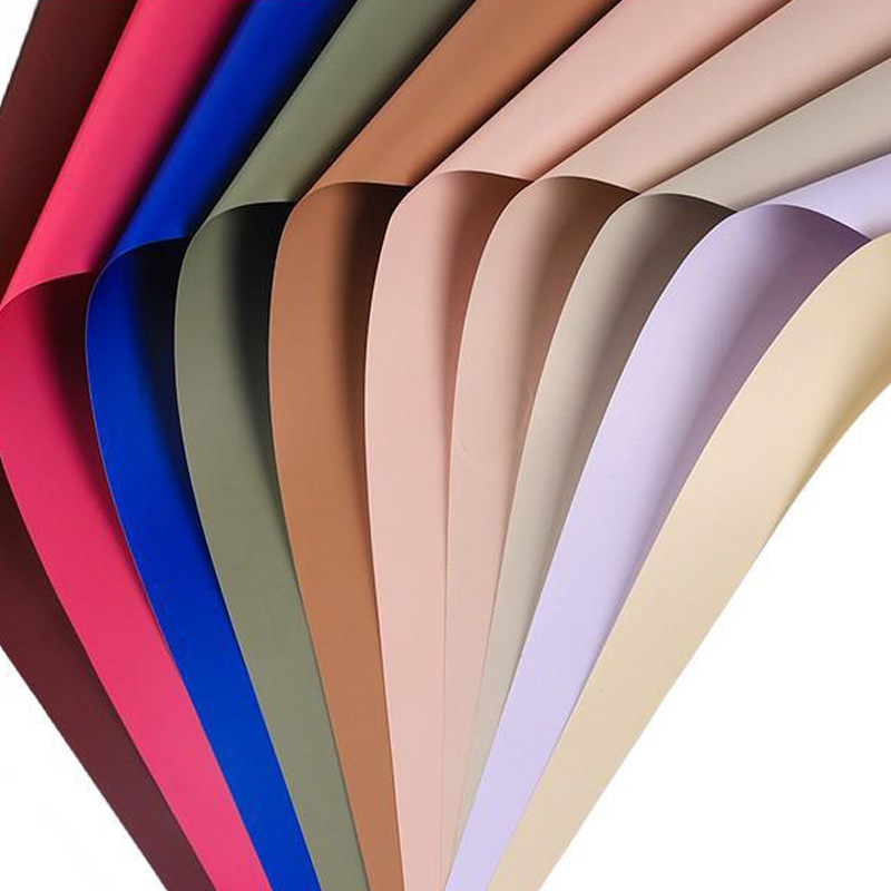 Solid color simple paper flower wrapping paper Internet celebrity bouquet wrapping paper material flower wrapping paper flower shop floral waterproof