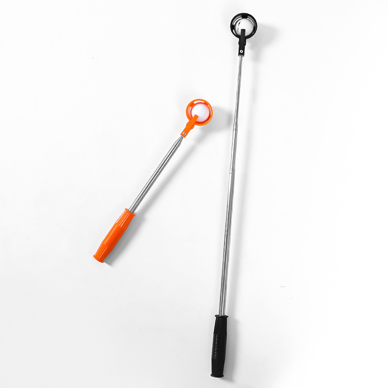 Manufacturer popular golf ball fishing device Portable Mini Retractable stainless steel ultra-light ball picking club ball picking device