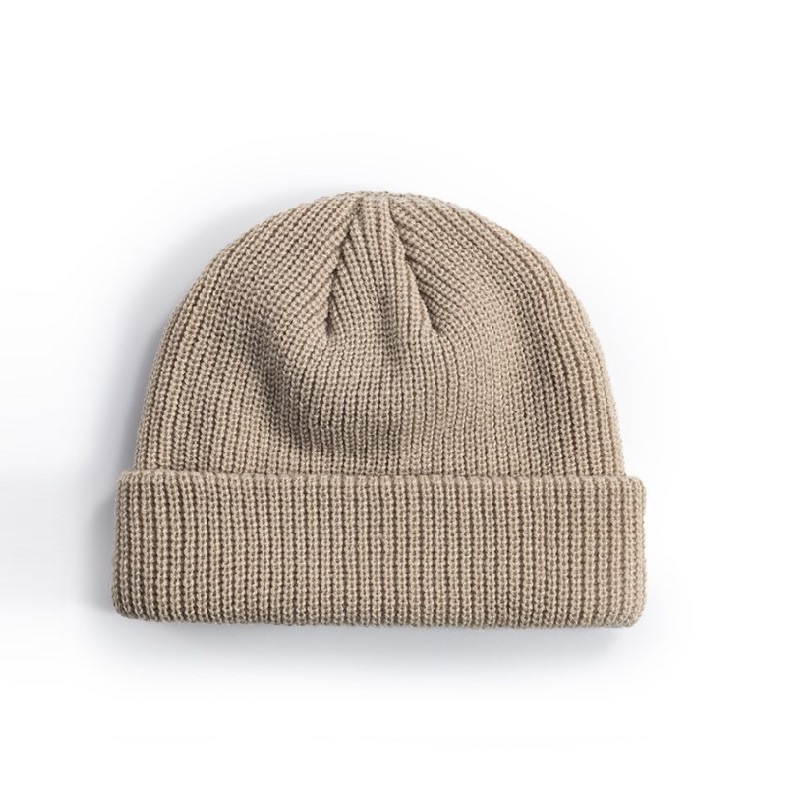 Autumn and Winter new Korean style melon hat men's and women's hip hop knitted warm wool hat student fashion flanging Yupi cold hat