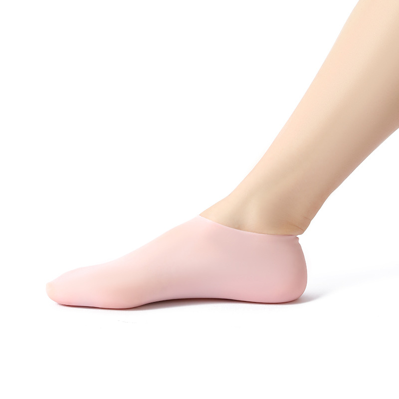 Full-foot moisturizing anti-cracking silicone socks men and women foot protection cover anti-foot heel cracking protective cover foot mask protective socks