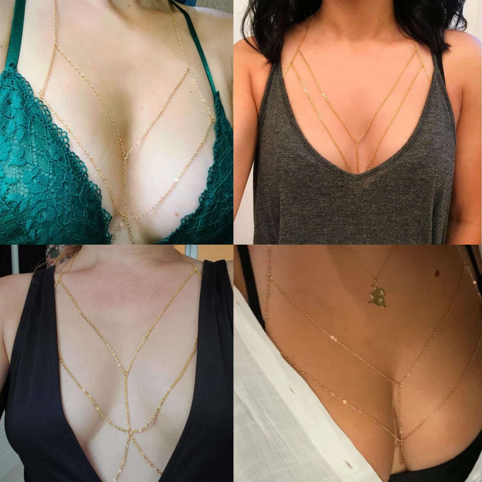 Gold Body Chain Chain Necklace BC134
