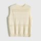 Heavy-duty embossed jacquard hollow-out short-sleeved T-shirt women's summer New loose thin sweater ice silk camisole