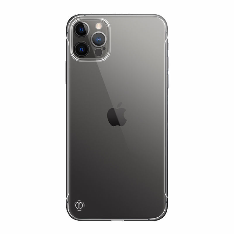 For Apple 16 mobile phone case ultra-thin transparent 15 borderless iphone14promax half-covered PC hard shell 13