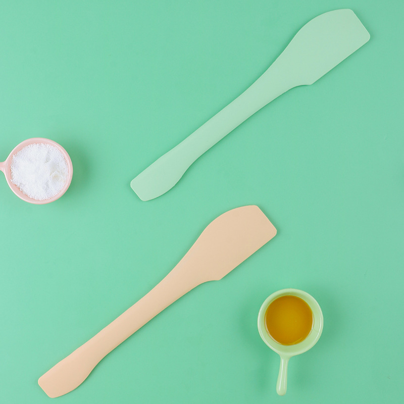Amazon kitchen utensils silicone integrated scraper baking double-headed dual-use silicone scraper spoon Knife shovel
