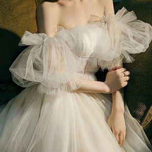 New Bride Wedding Photo Wedding Dress Gloves Gloves Mesh Mori Sweet All-match Covering Arm Shruffled Sleeve