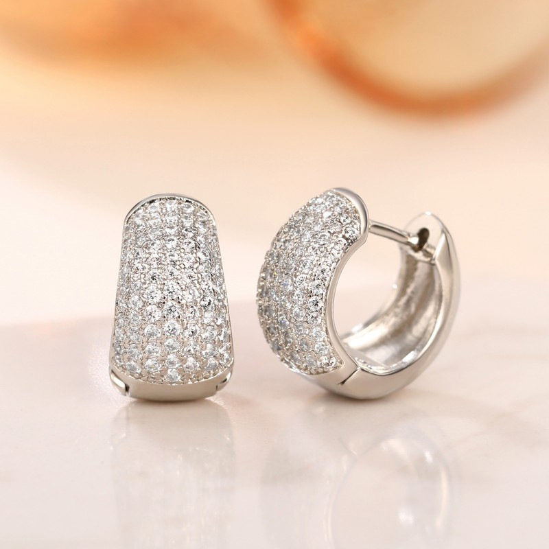 Gioielli unisex Moda moda orecchini zircone multicolore temperamento orecchini cristallo gioielli_voghion.com