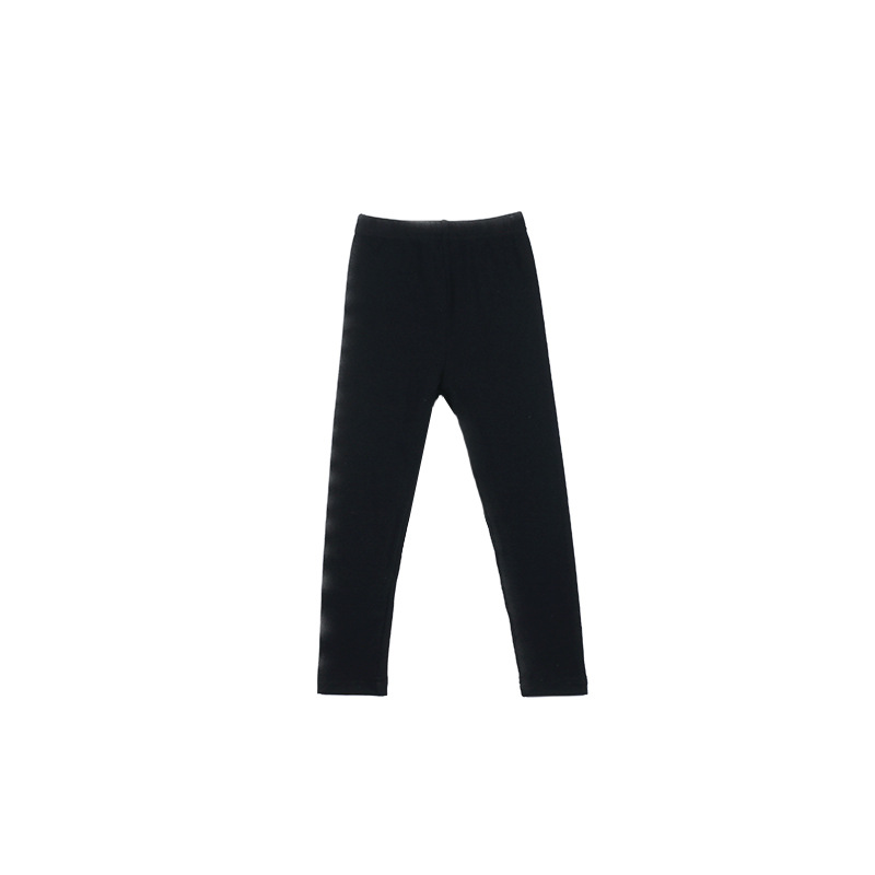 Girls' solid color leggings spring new children's Korean-style comfortable all-match stretch pants thin tight skinny pants