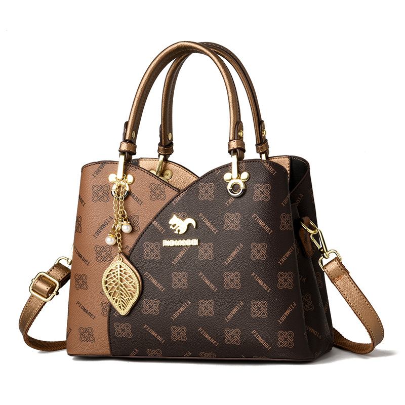 Bag Women's 2025 New Trendy PU All-match Shoulder Crossbody Bag Fashion High-end Sense Handbag Large Capacity Women's Bag