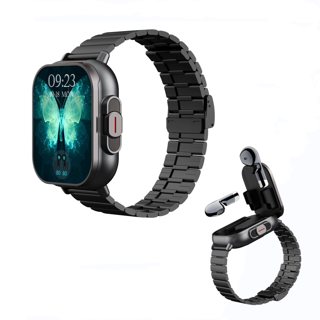 Cross-border hot selling D8 smart watch tws 2-in -1 Bluetooth headset 2-inch full screen touch call music sports