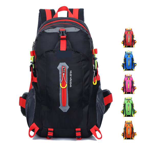 [Town Factory Treasure] New Outdoor Mountaineering Bag Waterproof Nylon Travel Bag Couple Shoulder Leisure Sports Backpack