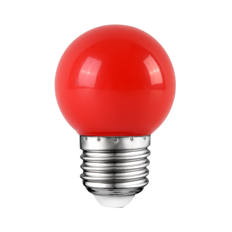 Creative color bulb household mini led bulb screw small ball bubble colorful romantic bedroom table lamp decorative lamp