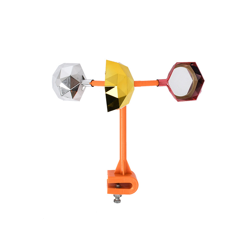 Factory wholesale solar bird repellent intelligent voice bird repellent garden fish pond electric bird repellent Windmill