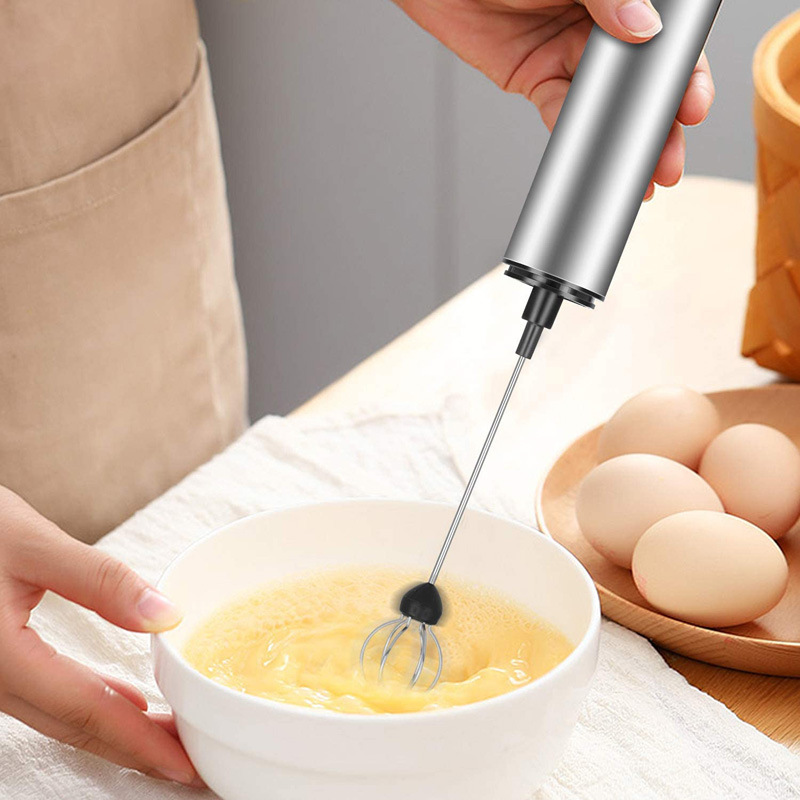 Multifunctional hand-held electric egg beater coffee blender milk frother milk tea blender