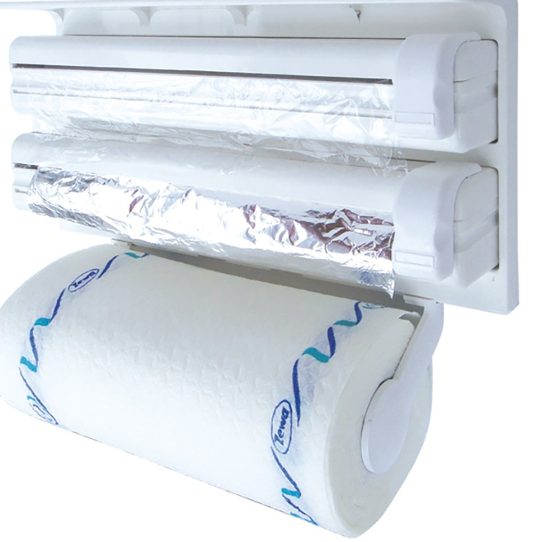 Multifunctional tin foil oil paper cutter multi-purpose Plastic Wrap cutter kitchen fruit and vegetable plastic wrap cutting box