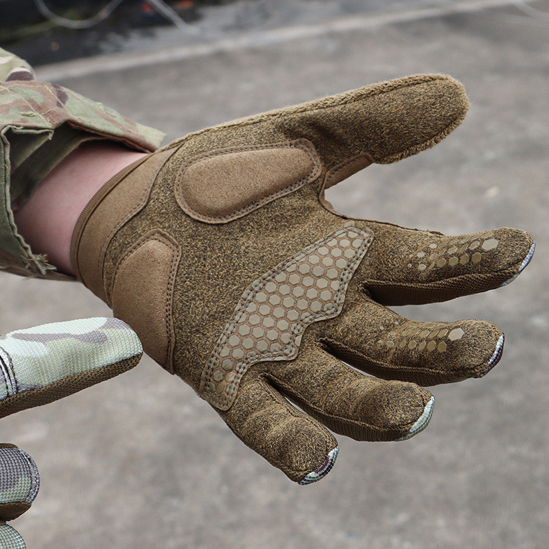 Cross-border Tactical Gloves Comfortable Protective Soft Shell Anti-crash Anti-drop Anti-slip Wear-resistant Outdoor Expansion Cycling Gloves Summer