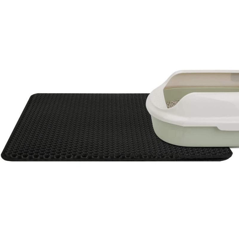 In stock supply EVA non-slip cat litter mat double layer anti-bring out pet eva cat mat cat litter box filter mat cat scratch board