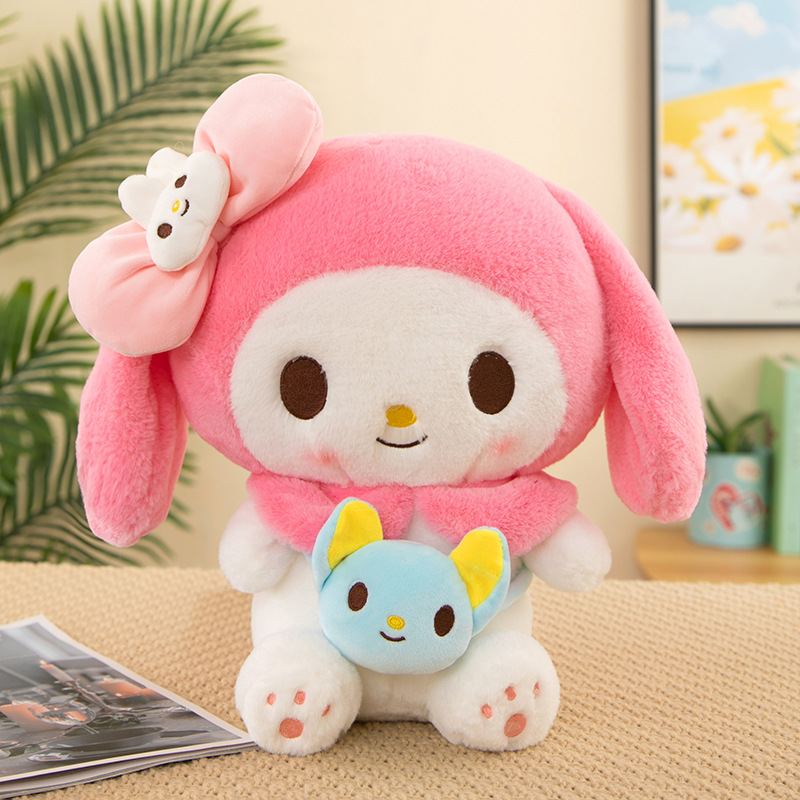 New Satchel Kulomi Plush Toy Sanrio Doll Melody Doll Girls Children Pillow Gift