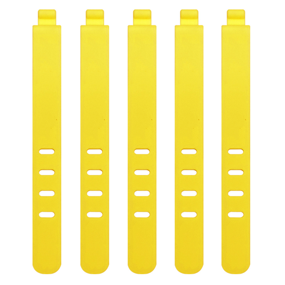 95mm four-hole silicone data cable tie winder earphone cable charging line digital storage organizer cable
