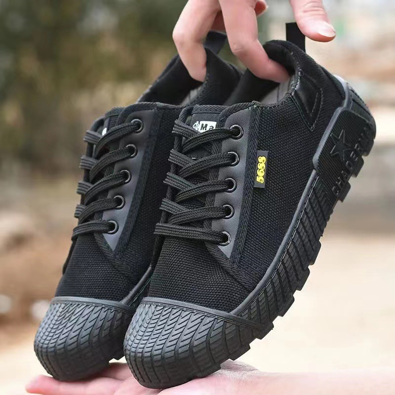 Spring release shoes new casual canvas breathable outdoor site wear-resistant labor protection a generation of wholesale