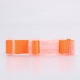 Trunk buckle; orange