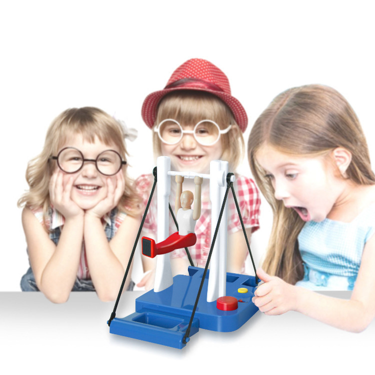 A generation of trembles with the same net red horizontal bar little Prince flip gymnastics machine game children's parent-child interactive toys
