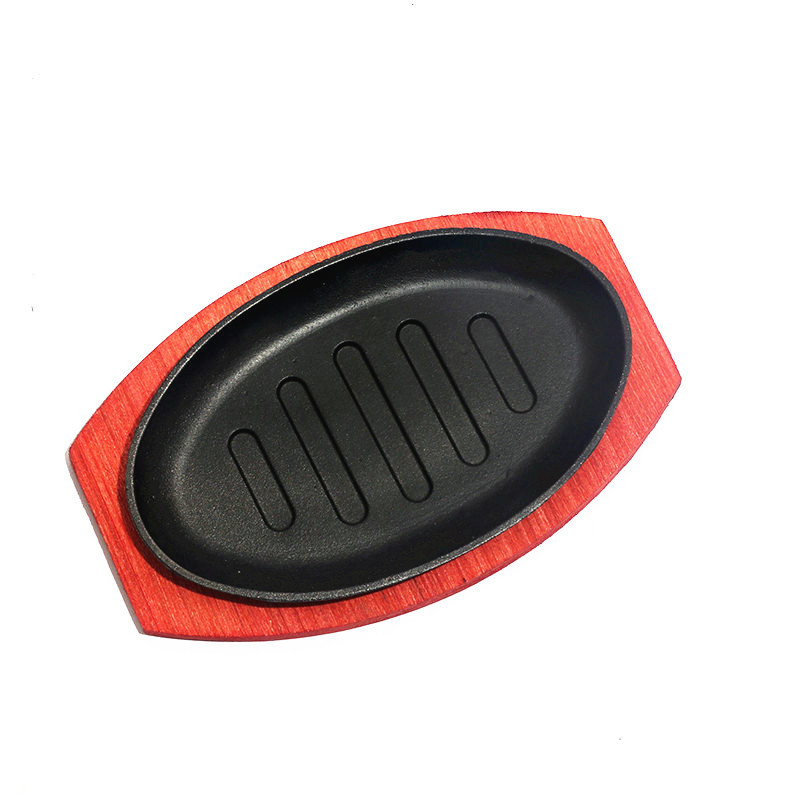 commercial-cast-iron-skillet-rectangular-iron-plate-bbq-grill-pan-fish-shaped-steak-plate-multifunctional-easy-to-clean-non-stick