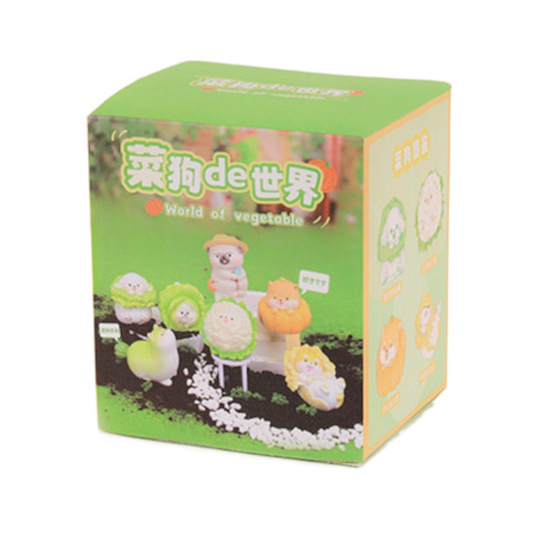 Dish dog's world small hand-made blind box Internet celebrity 2021 new dish dog desktop cute decoration creative birthday gift
