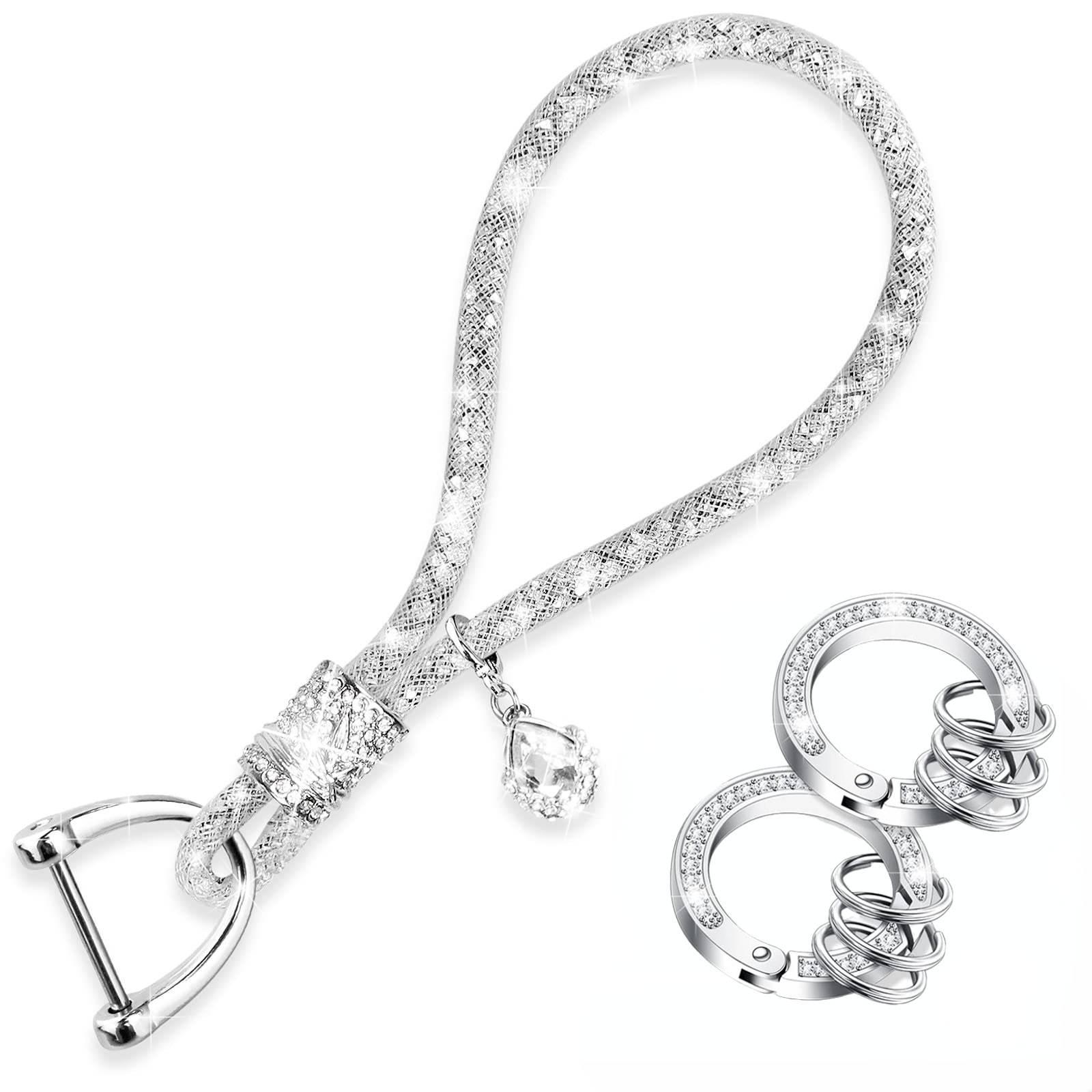 Car diamond key chain car car car with drill rhinestone full drill crystal drill key ring key ring