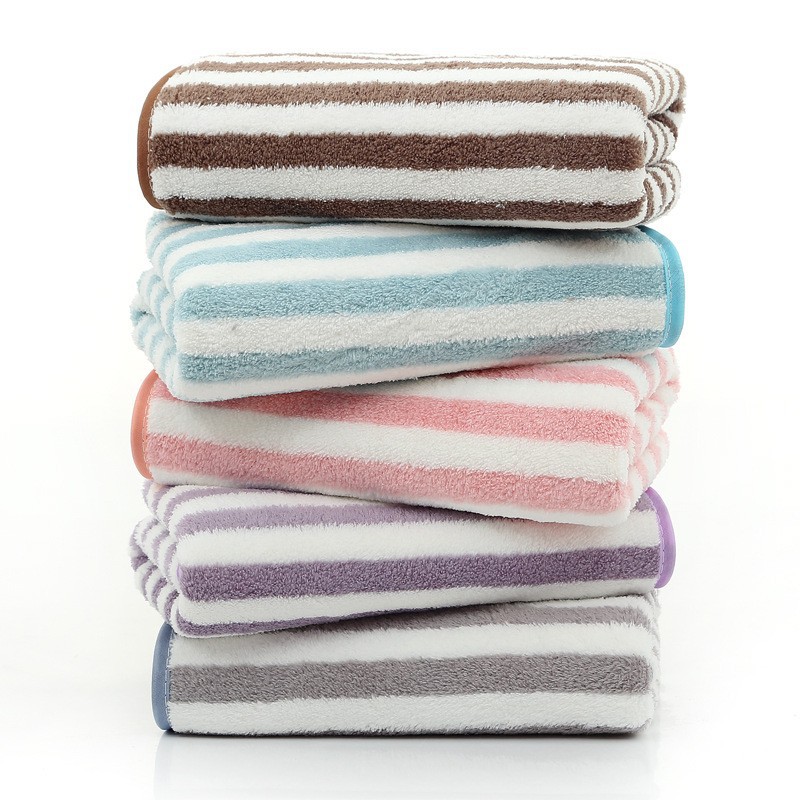 Wholesale coral fleece small towel household children's face Bath square towel soft lint-free small face towel can be added logo