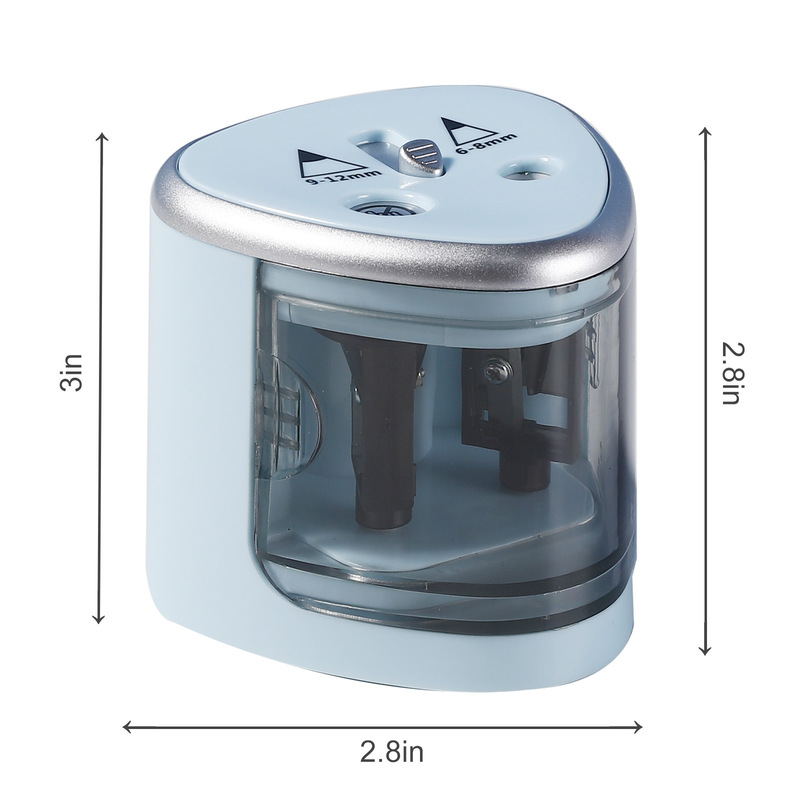 二穴電動鉛筆削り自動鉛筆削り学校筆記用品 Tw8004 カッター|undefined
