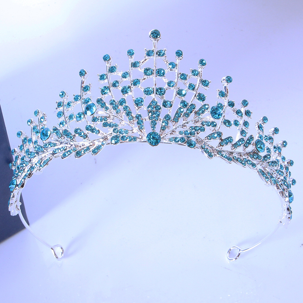 Factory Supply Bridal Crown Mori Headwear Alloy Bridal Crown Headband Wedding Crown Headwear Wholesale