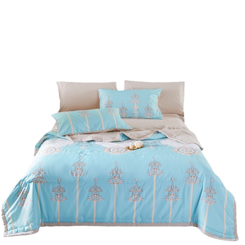 Factory Direct supply new machine wash washing printing single double summer quilt air conditioning quilt summer cool quilt source factory