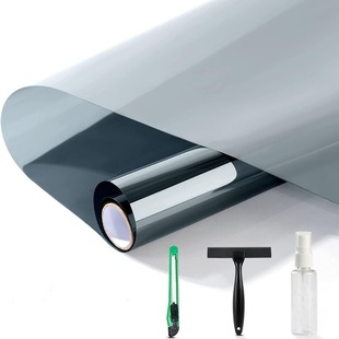 4-piece sunscreen heat insulation film window glass sticker sun room sunshade glass film one-way perspective solar film