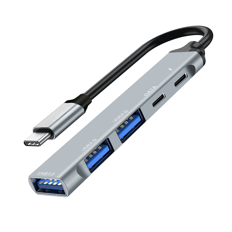 Type-c five-in-one docking station 65W USB-C to USB3.0 docking station PD splitter hub