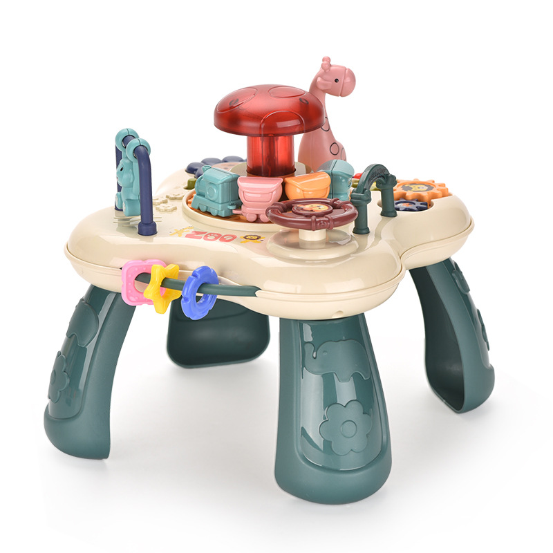 Cross-border Animal Park Mini Game Table Baby Early Education Electric Toys Parent-child Interactive Toys Multifunctional