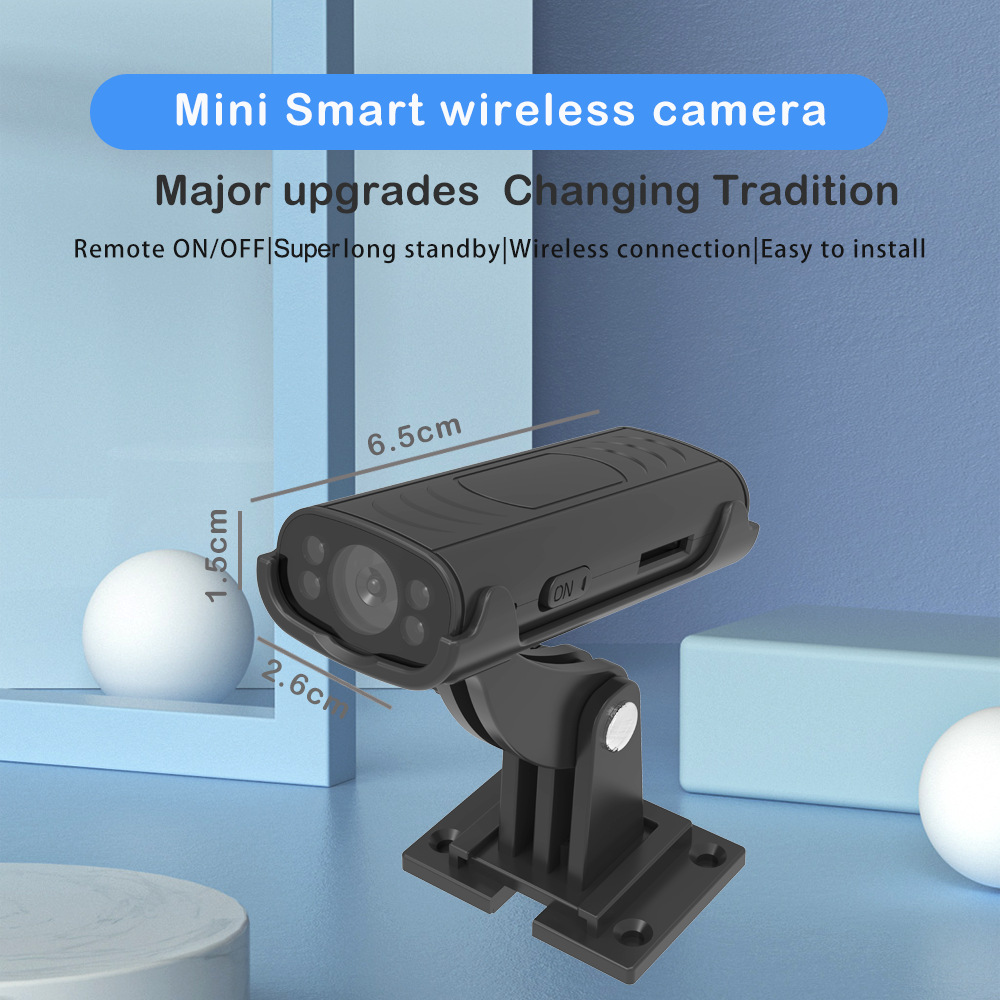 Upgraded version of wireless WIFI home surveillance camera hotel remote ultra high definition night vision wide angle network camera