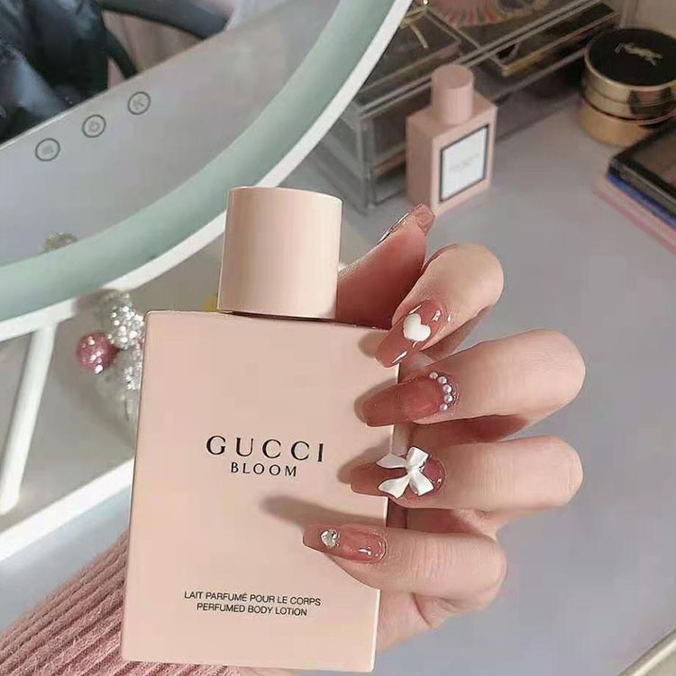 Nail jewelry bow three-dimensional simple frosted resin little fairy nail decorations