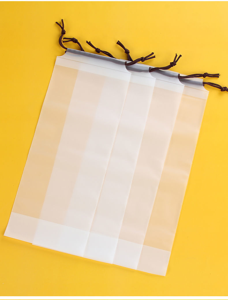 Umbrella Storage Bag Transparent Waterproof Storage Bag Drawstring Bag Convenient Beam Storage Bag Water Leakage Proof Plastic Storage Bag
