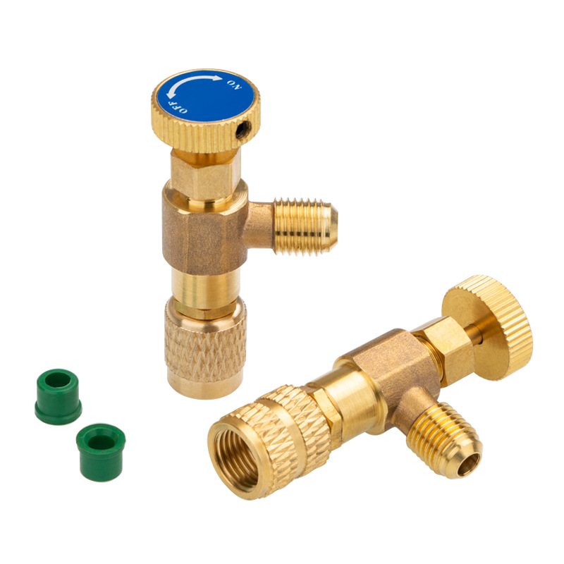 Air conditioner fluoridation safety valve r410 refrigerant filling valve refrigeration tool r22 air conditioner refrigerant safety valve