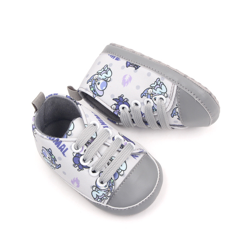 Spring and Autumn Hot Sale baby baby shoes0-1 Cartoon Canvas Shoes baby Soft Sole Toddler Shoes YS-18