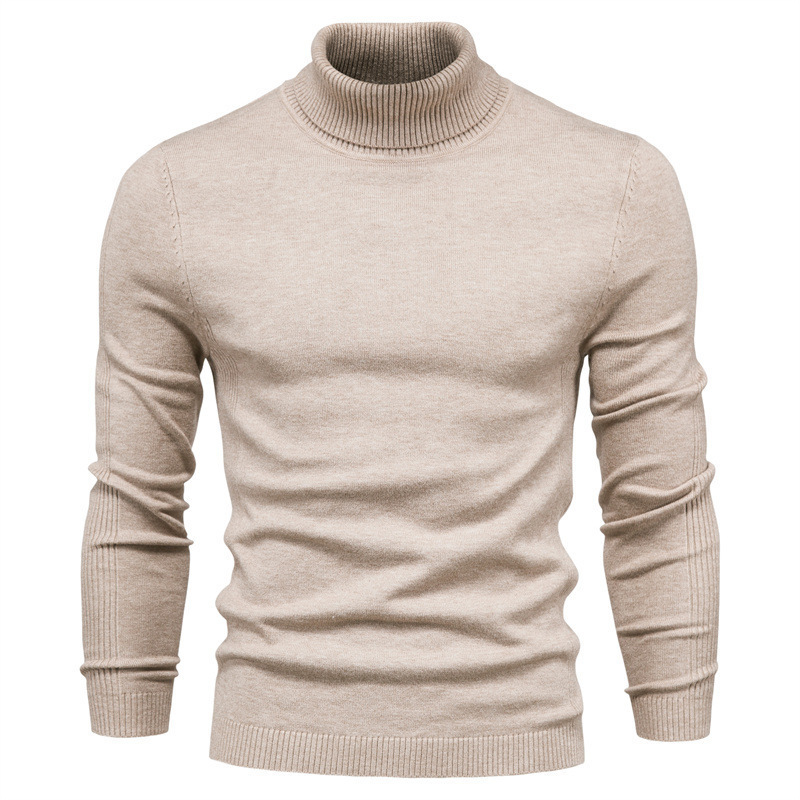 Cross-border foreign trade autumn and winter new casual men's pullover turtleneck men's casual sweater cross-border sweater